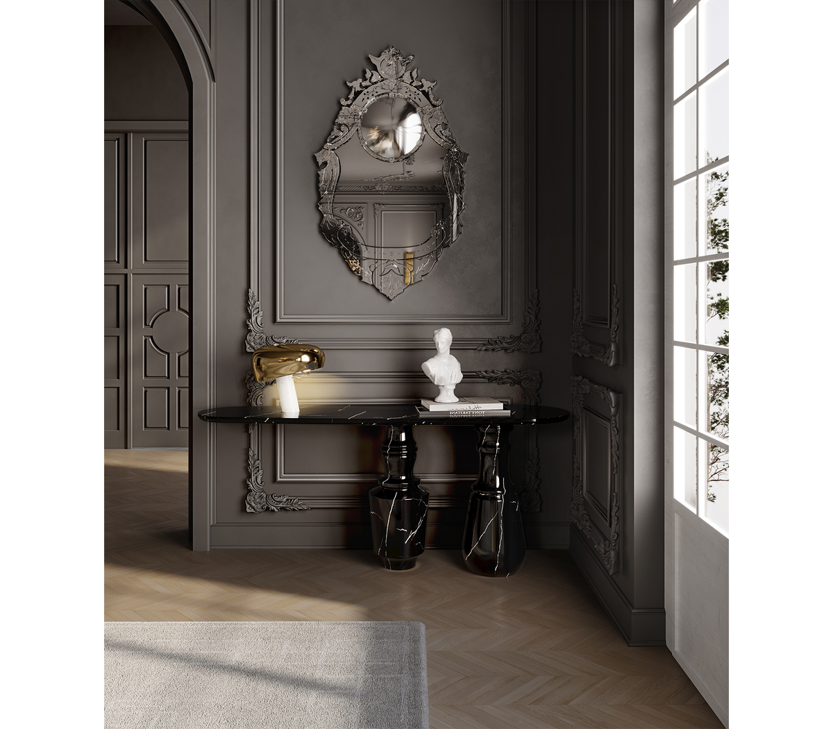 Veneto Mirror by Boca do Lobo – view 2