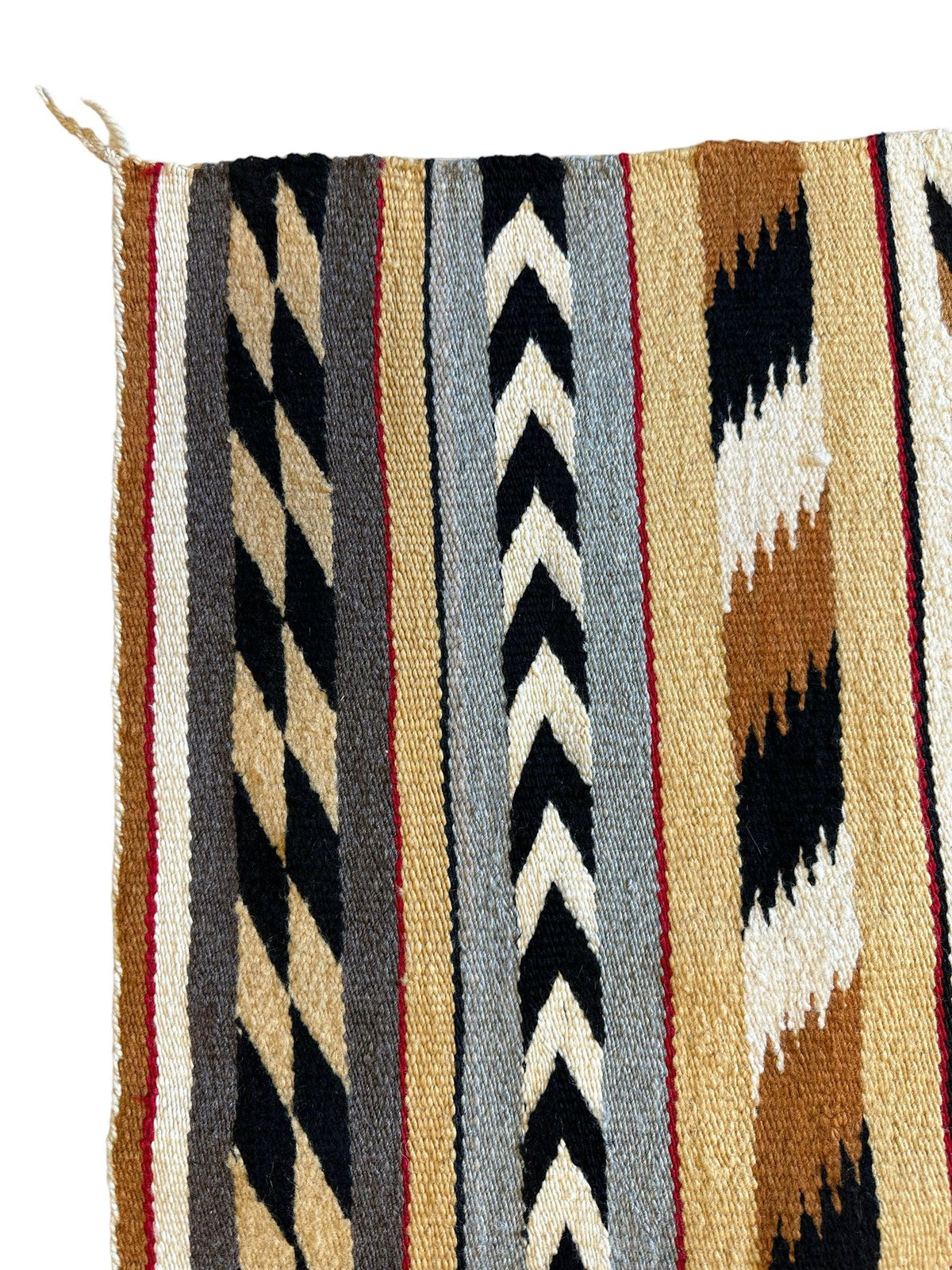 Vintage Kilim Rug 2x3 | Ivory, Brown & Black | Hand-Woven Wool Flatweave - Rugistan, view 4
