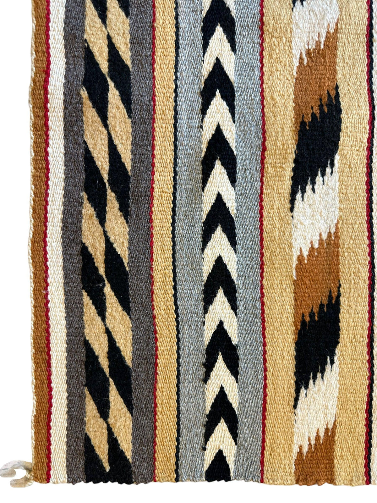 Vintage Kilim Rug 2x3 | Ivory, Brown & Black | Hand-Woven Wool Flatweave - Rugistan, view 5