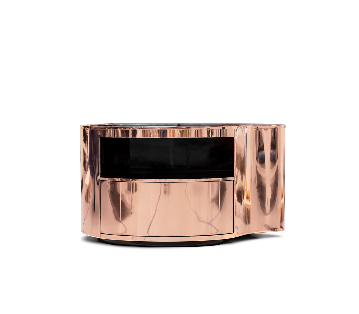 Wave Big Gold Nightstand by Boca do Lobo