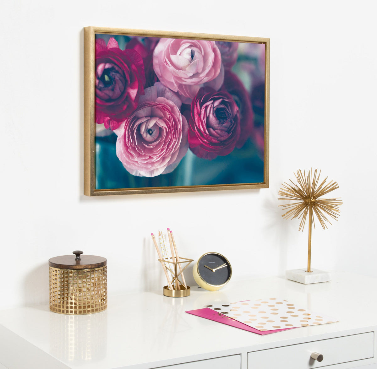 Sylvie Yours Truly Framed Canvas by Kristy Campbell