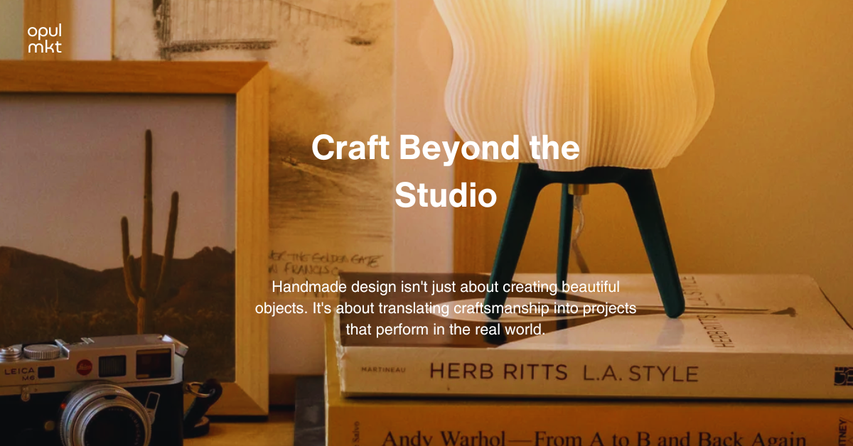 Translating Craft into Real Projects: The Future of Handmade Design