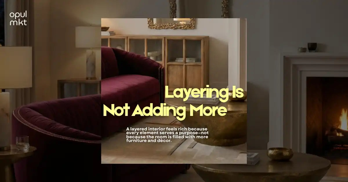 Layering in Interior Design: Products That Create Depth, Comfort, and Cohesion