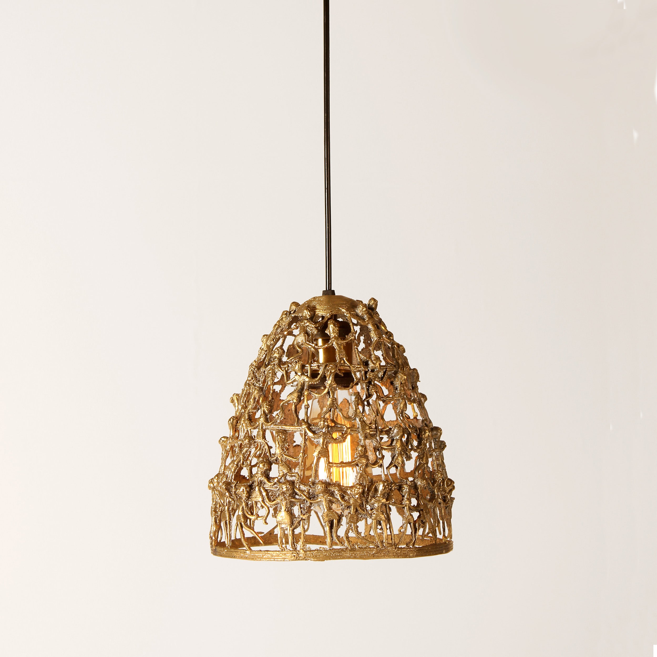 Tribal Brass Lamp image 3
