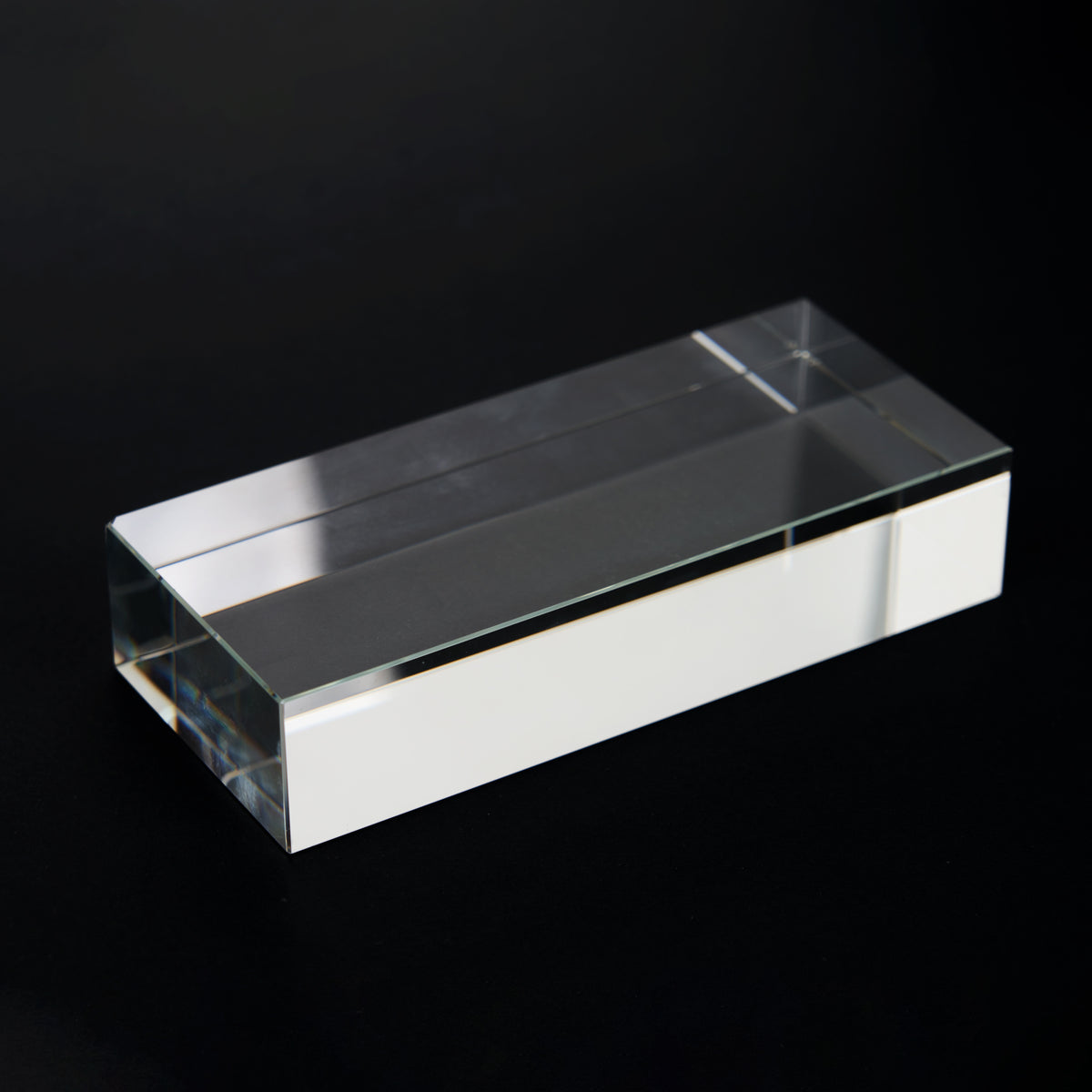 Crystal Rectangular Base 12x8x2 Pre-order only with a min. of 20 pieces