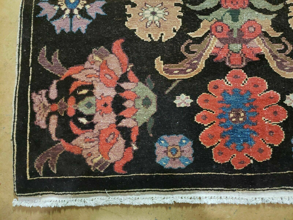 4' 5" X 16' 1" Antique Karabagh Caucasian Rug Handmade Wool Carpet Organic Dye - Jewel Rugs, view 8