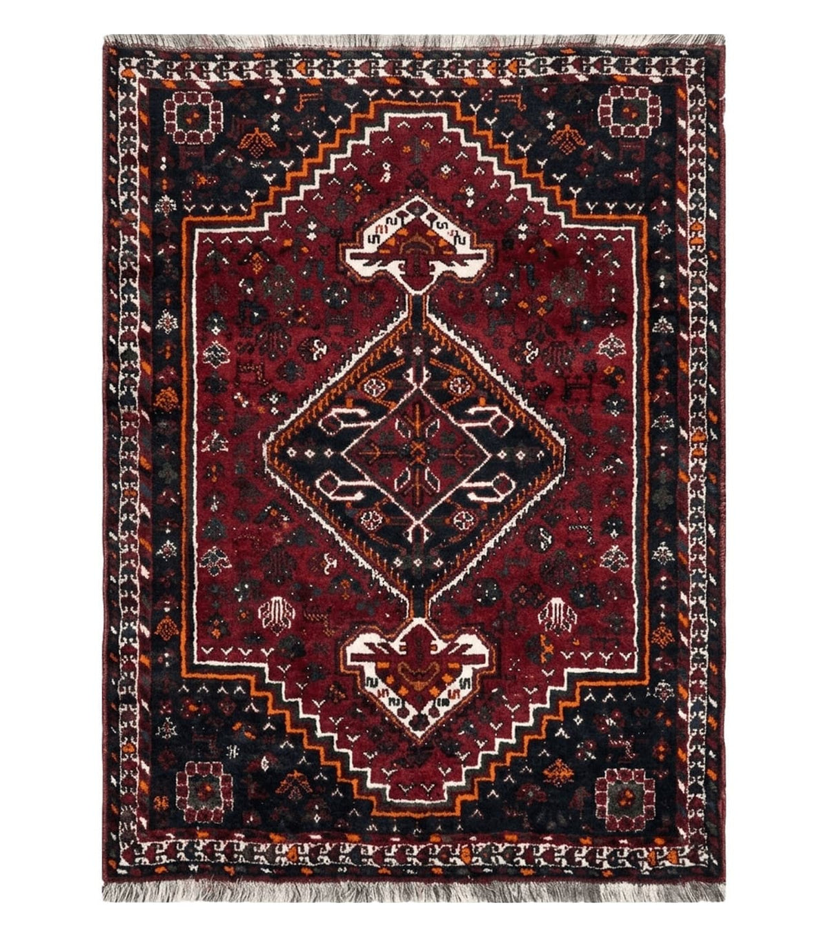 4' X 6' Antique Handmade Turkish Wool Veg Dyes Rug Organic Red Nice M10 - Jewel Rugs