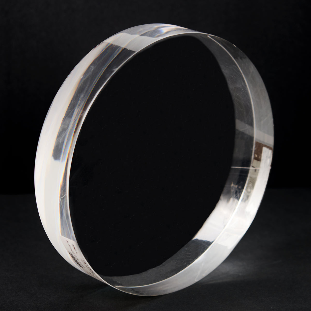 Crystal Round Base 12x12x2 H