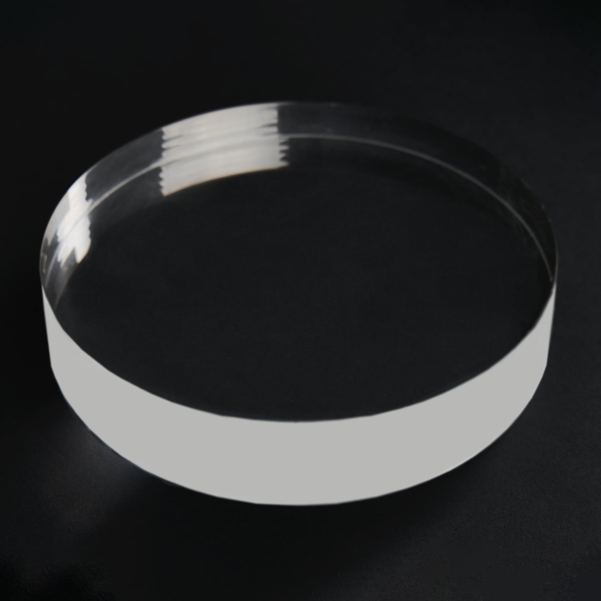 Crystal Round Base 12x12x2 H