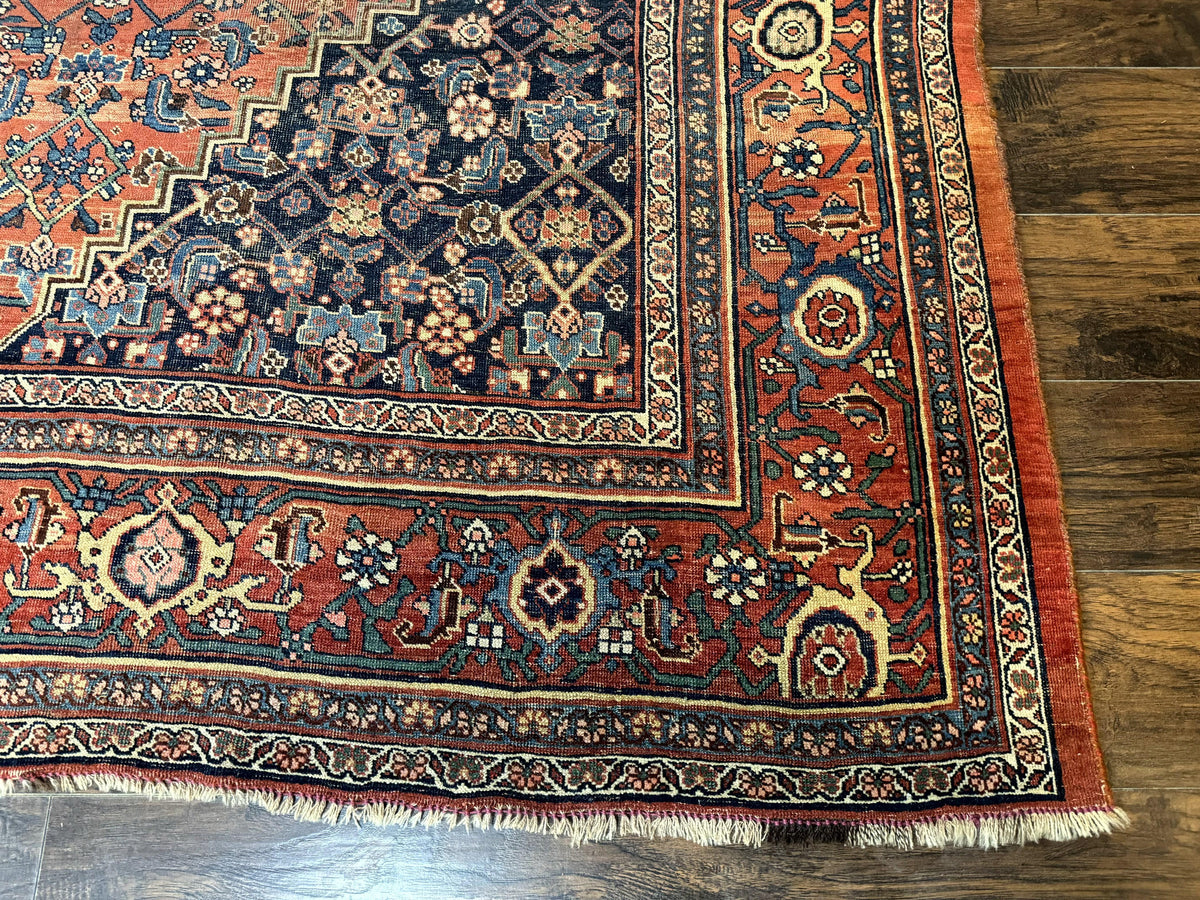 Antique Persian Bidjar Rug 8x12, Rare Persian Carpet - Jewel Rugs, view 10
