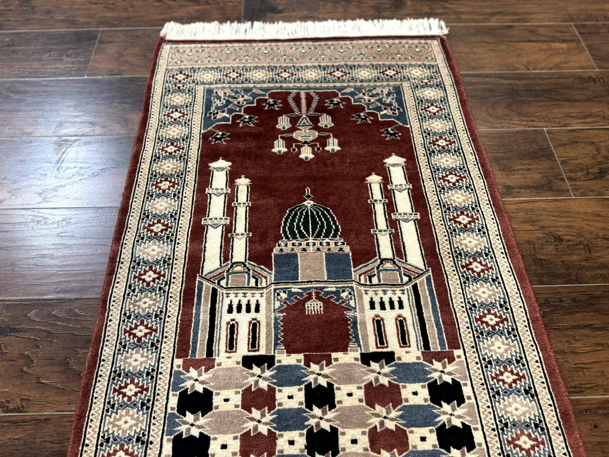 Small Pakistani Bokhara Prayer Rug 2.7 x 4 - Jewel Rugs, view 3
