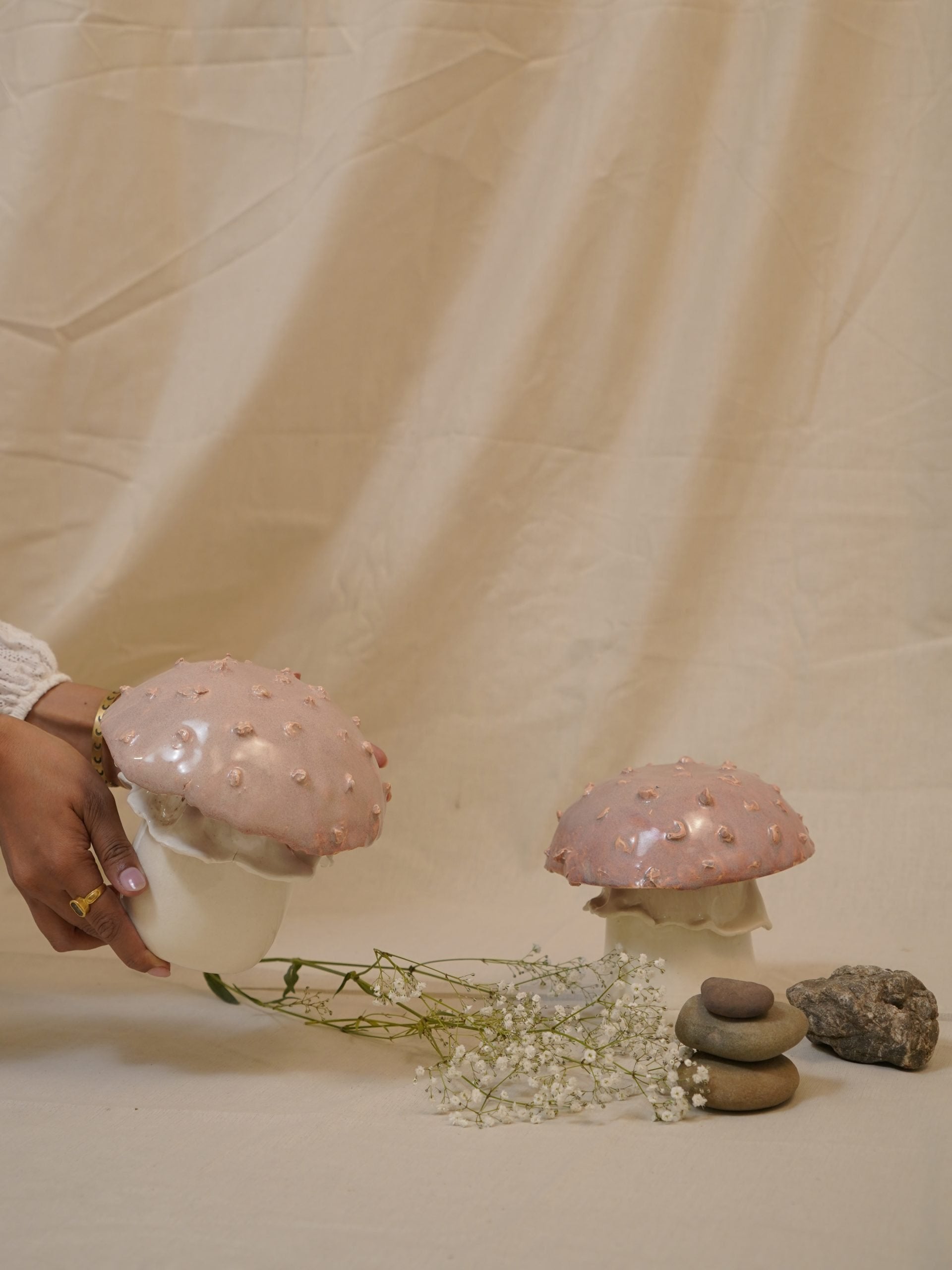 Mushrooms Sculpture - Set of 2 image 3