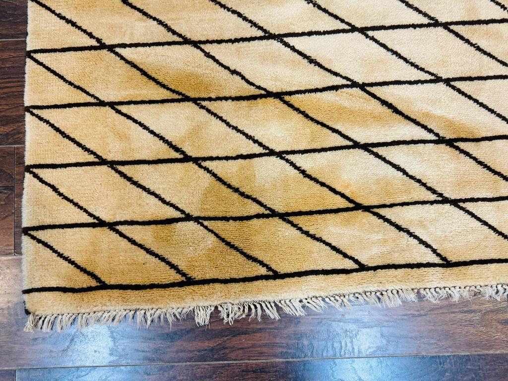 German Rug 7x10, Vintage Handmade Carpet, Contemporary - Jewel Rugs, view 9