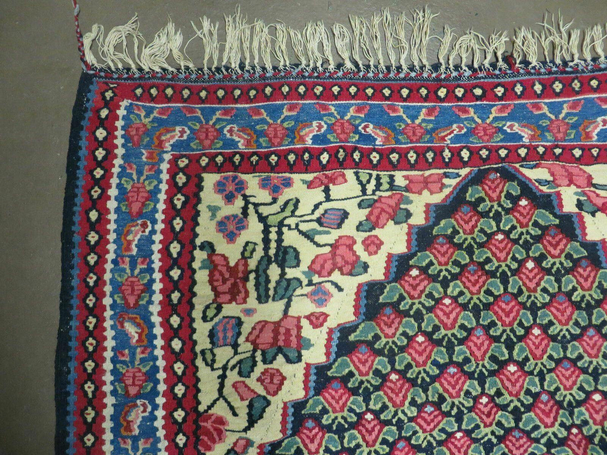 4' X 6' Vintage Handmade Turkish Flat weave Rug Tribal - Jewel Rugs, view 7