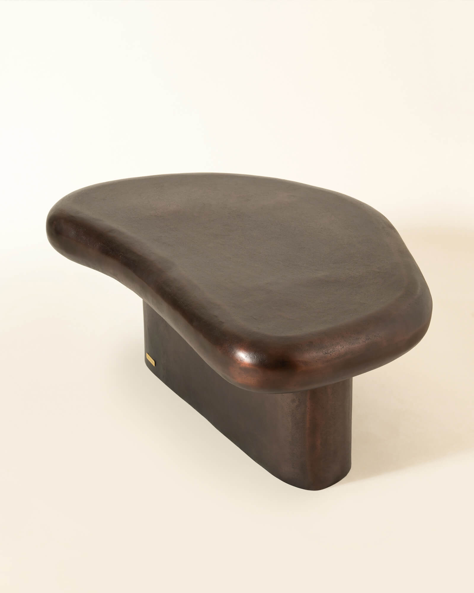 PEBBLE COFFEE TABLE (BRASS ANTIQUE) by Taho Living image 0