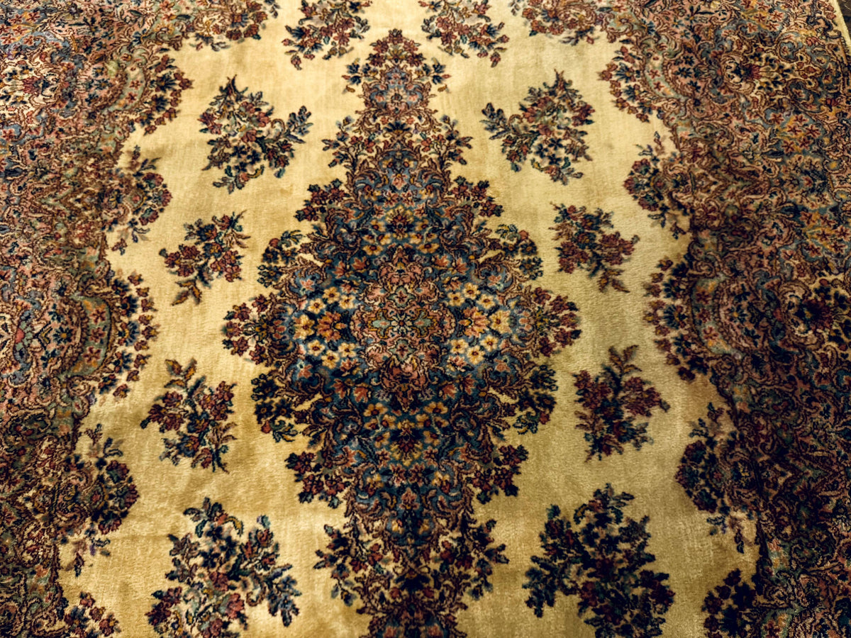 Karastan Kirman Rug #781, Antique Karastan Oriental Carpet 8.8 x 12, Wool Area Rug, Original Collection 700 Series, Rare Discontinued - Jewel Rugs, view 4