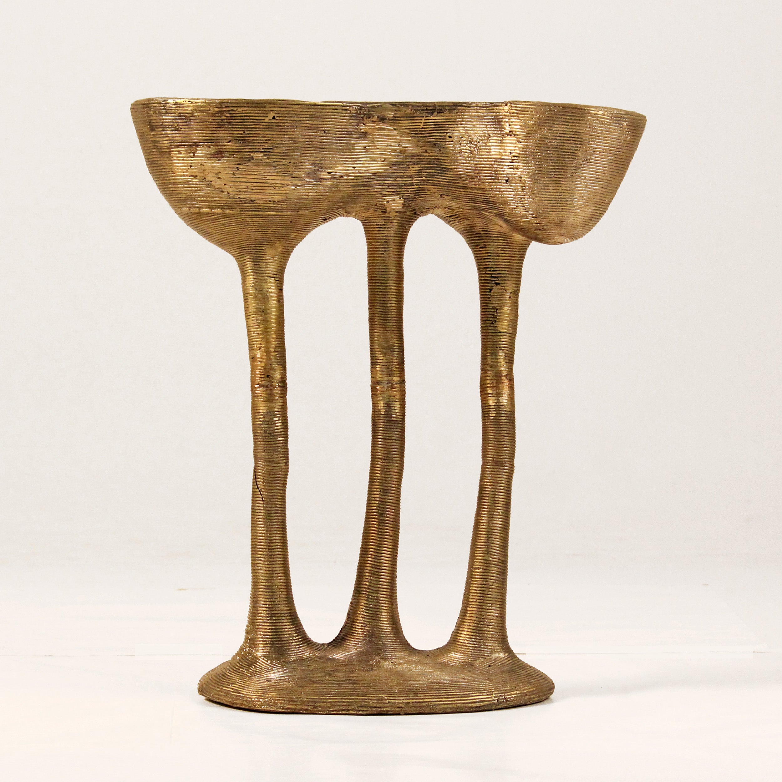Lotus Pod Brass Side Table image 3