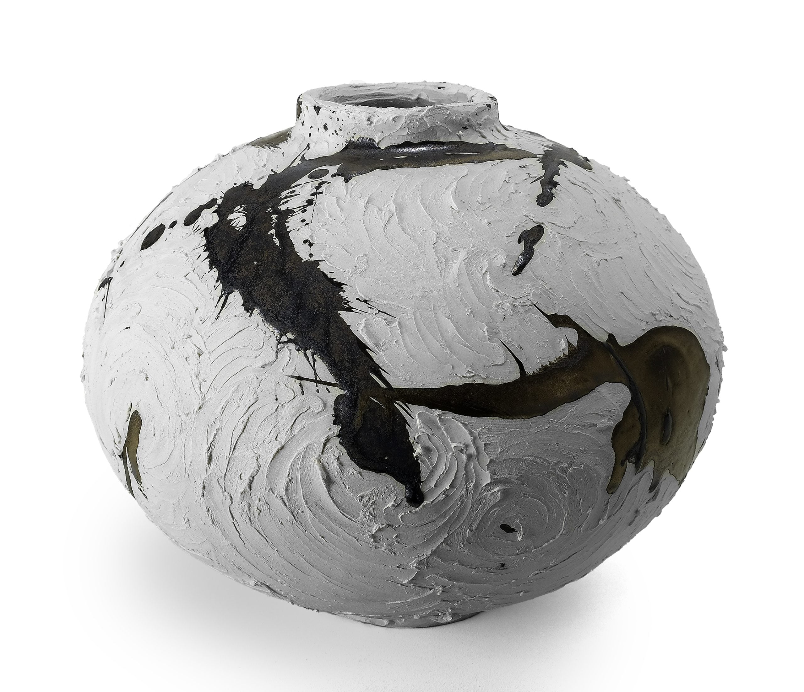 Vessel in White and Gold - No 126 image 3