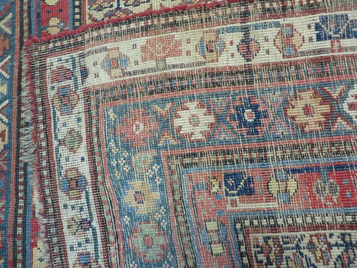 5' X 9' Antique Handmade Caucasian Kuba Wool Rug Veg Dye Runner Nice - Jewel Rugs, view 11