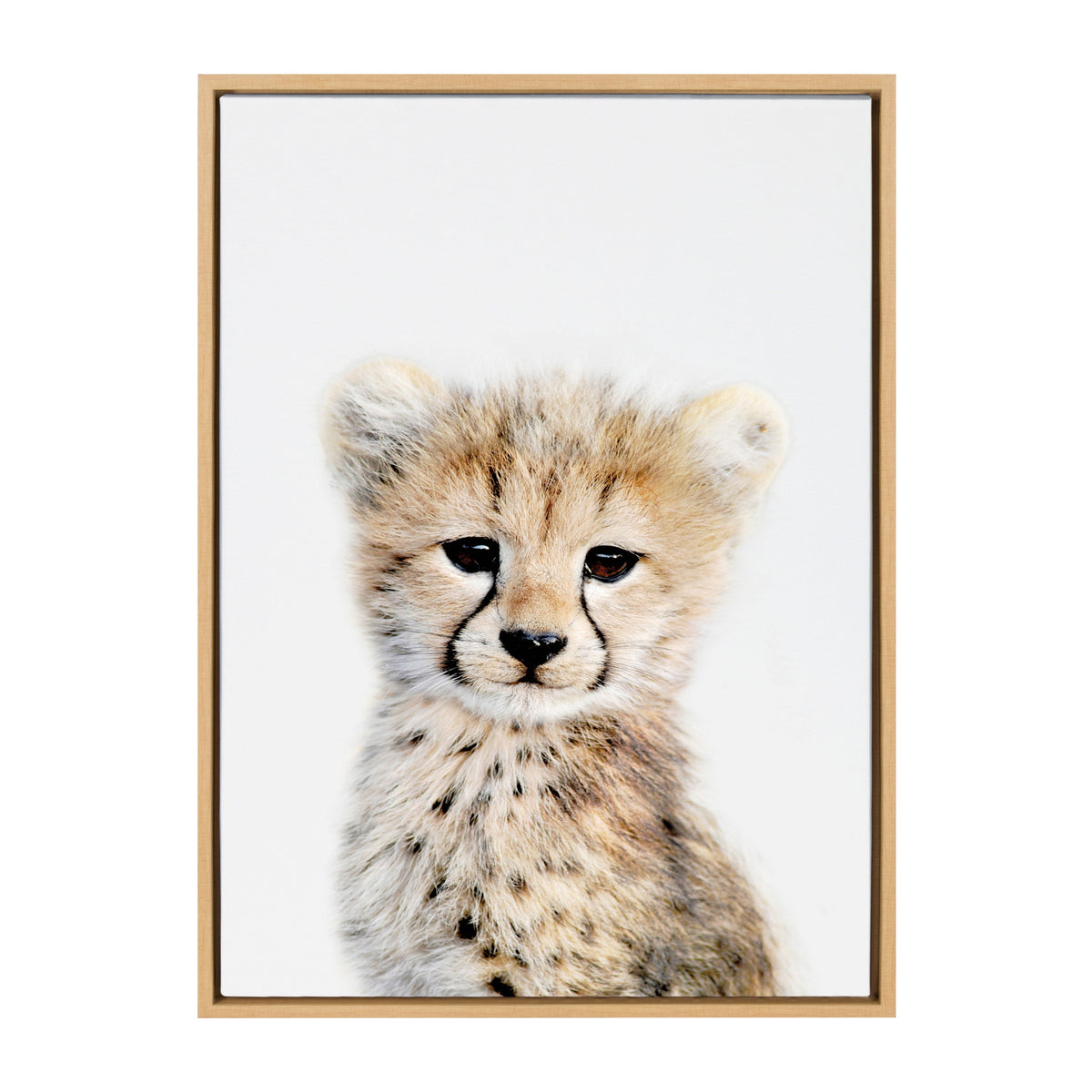 Sylvie Cheetah Framed Canvas by Amy Peterson Art Studio