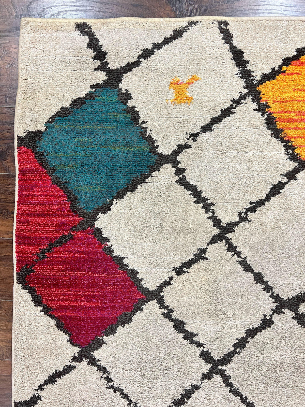 Panel Design Rug 5 x 7.6, Ivory/Beige & Multicolor - Jewel Rugs, view 7