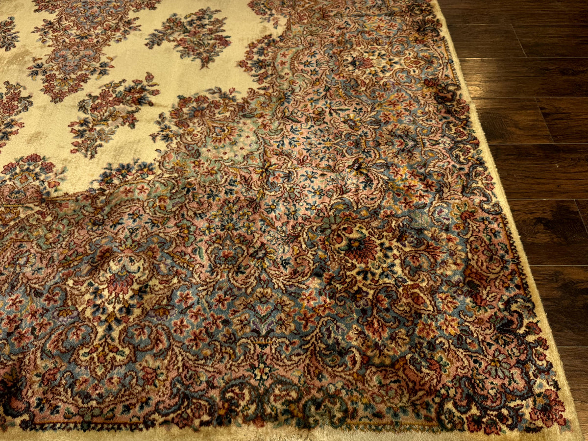 Karastan Kirman Rug #781, Antique Karastan Oriental Carpet 8.8 x 12, Wool Area Rug, Original Collection 700 Series, Rare Discontinued - Jewel Rugs, view 9