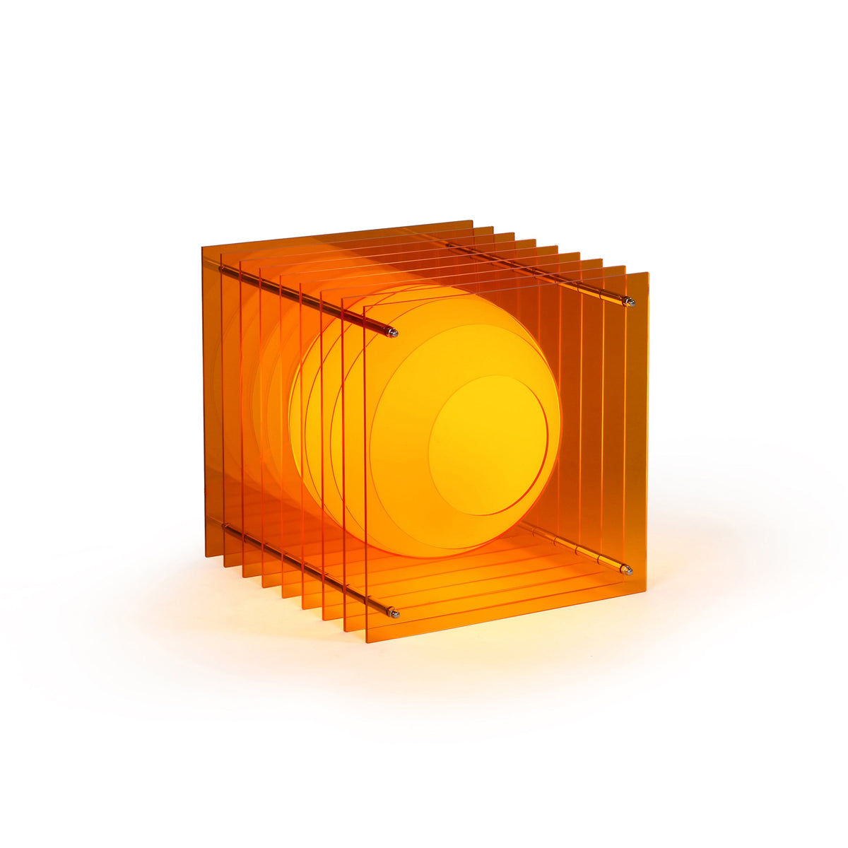 Lớp big square in orange acrylic - BằNG