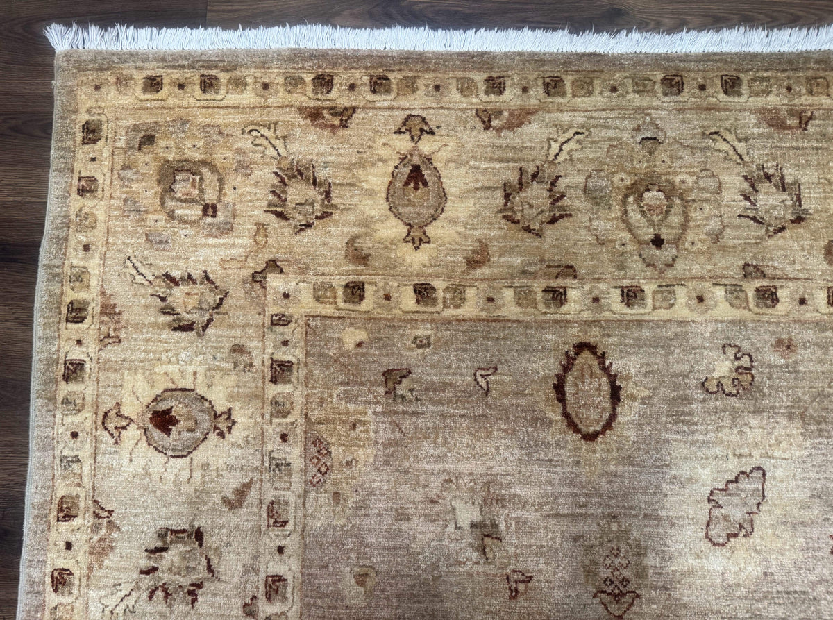 Pakistani Peshawar Rug 8x11, Indo Persian Mahal Carpet, Traditional Wool Oriental Rug - Jewel Rugs, view 7