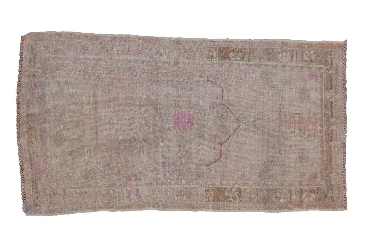 3x5.5 Vintage Distressed Oushak Rug