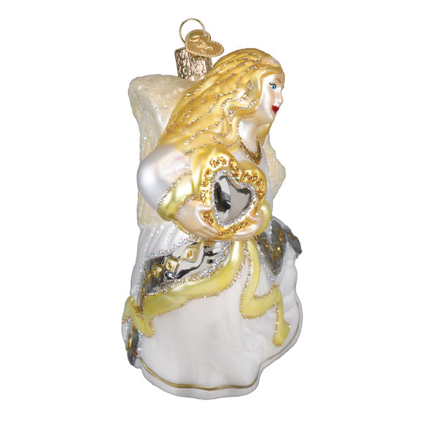 Angel With Heart Ornament