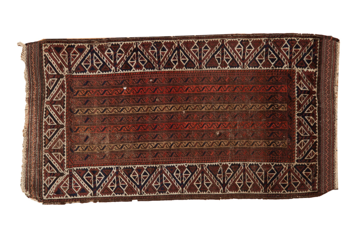 2x3.5 Antique Fine Belouch Rug