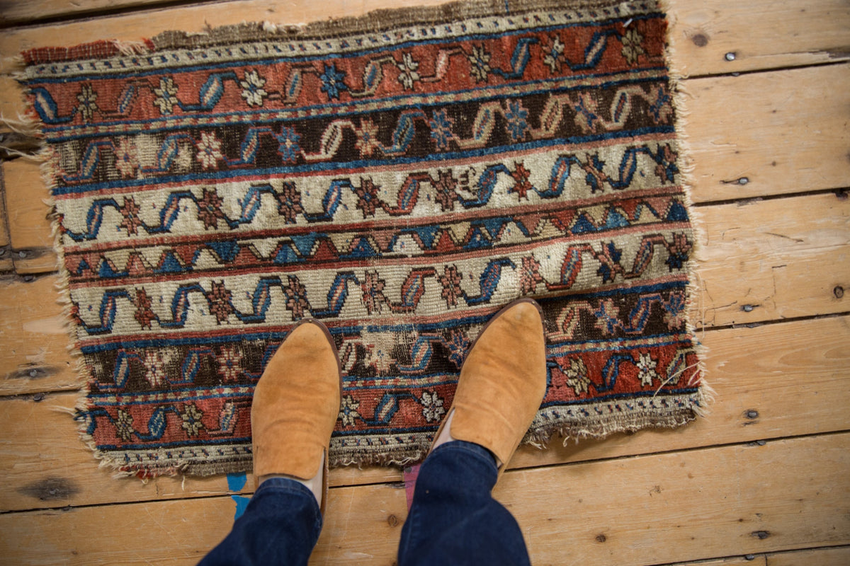 1.5x2.5 Antique Fragment Anatolian Rug Mat