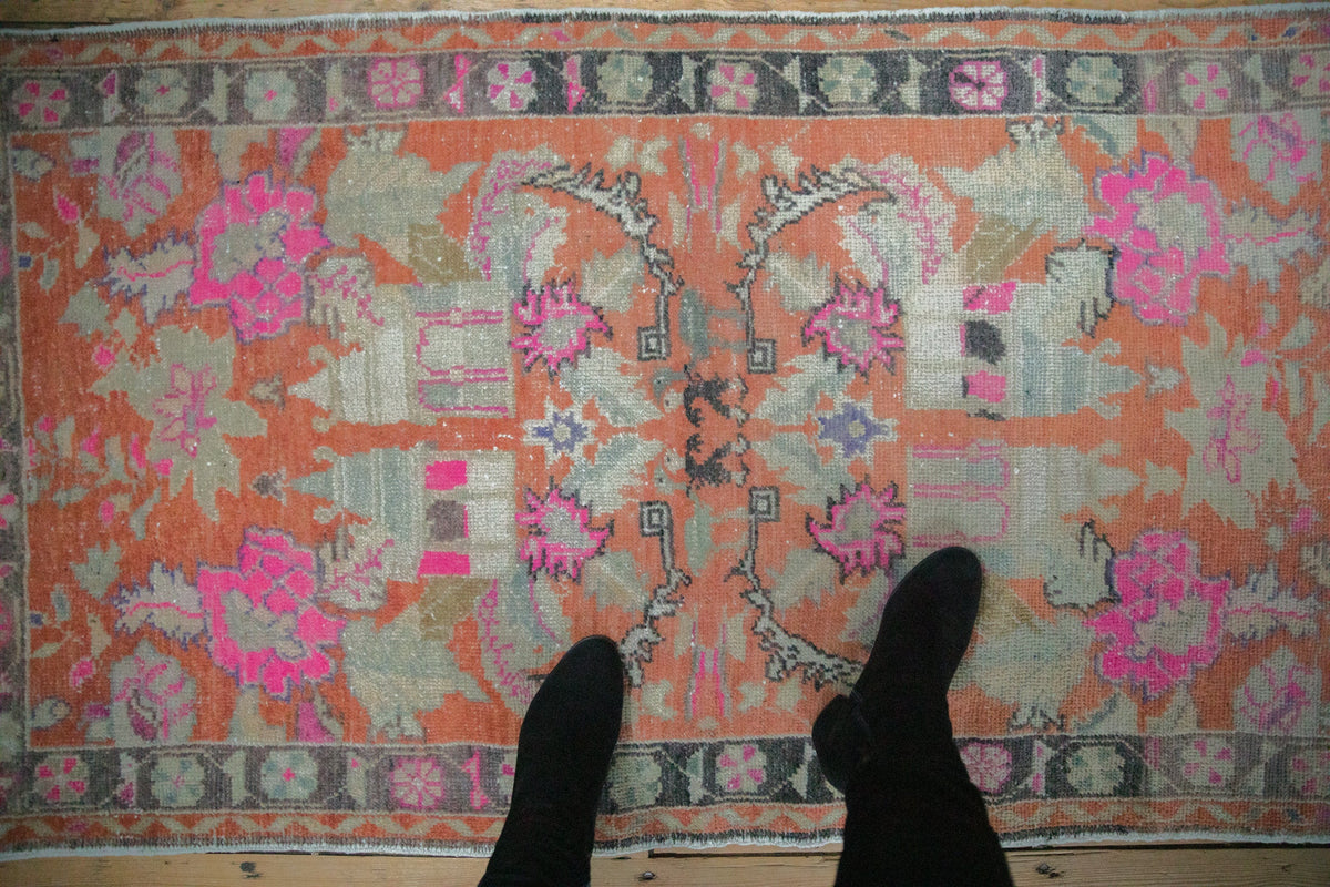 3x5.5 Vintage Distressed Oushak Rug