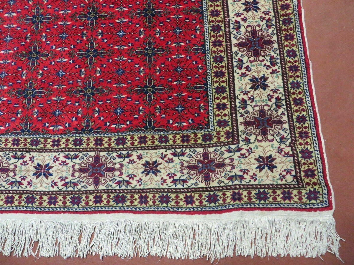 6' X 10' Vintage Handmade Turkish Sevas Kayseri Wool Rug Carpet Nice - Jewel Rugs, view 8