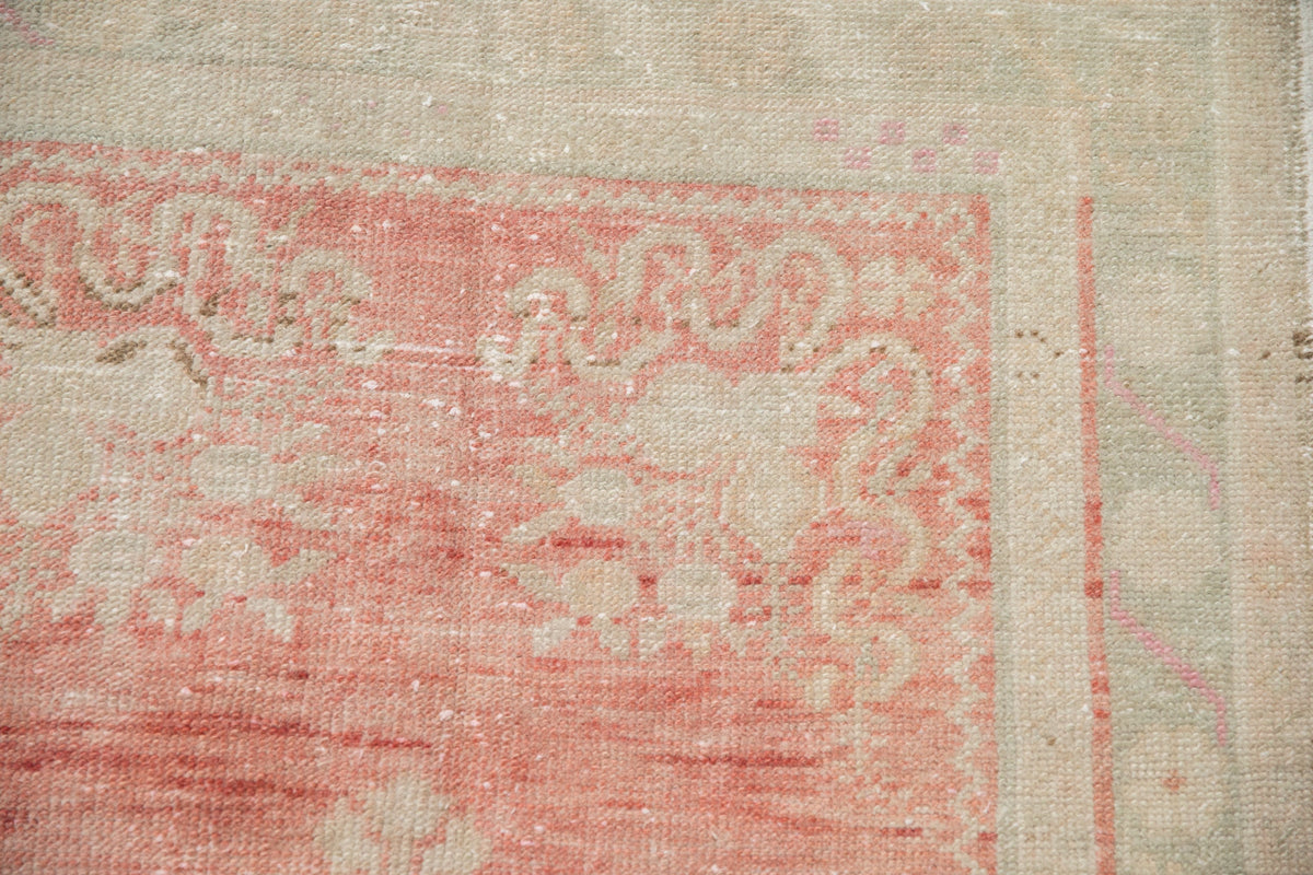 3x6 Vintage Distressed Oushak Rug Runner