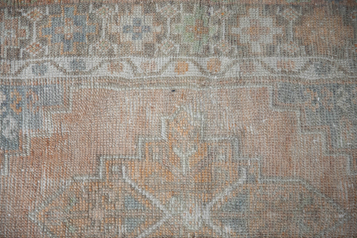 2.5x4 Vintage Distressed Oushak Rug