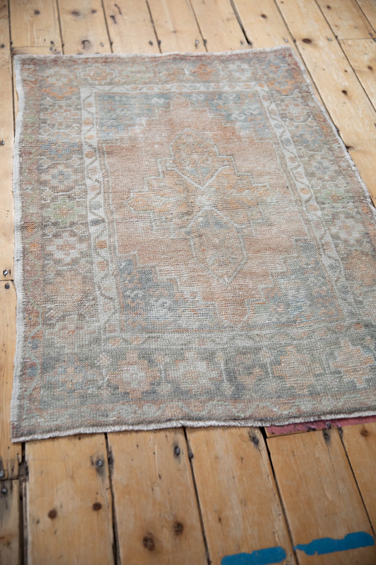 2.5x4 Vintage Distressed Oushak Rug