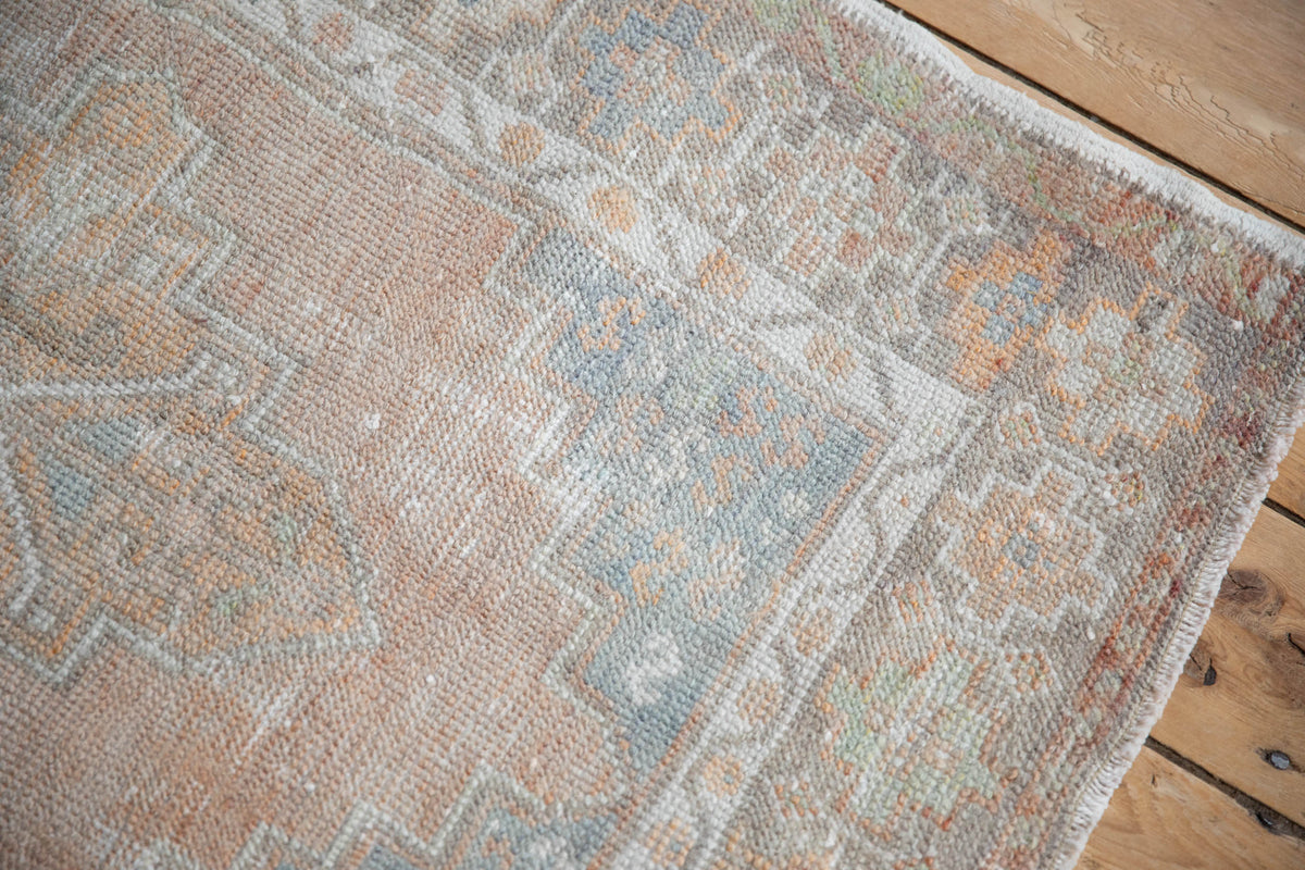 2.5x4 Vintage Distressed Oushak Rug