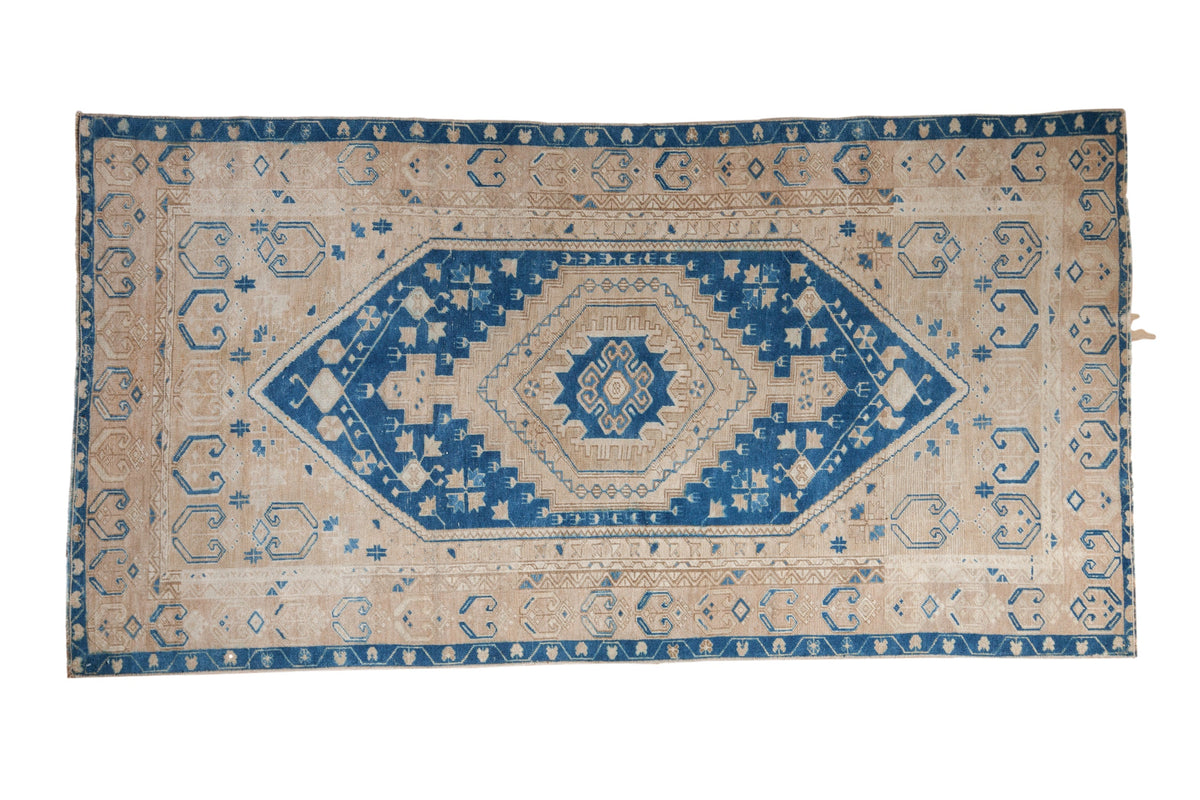 3.5x7 Vintage Distressed Oushak Rug Runner