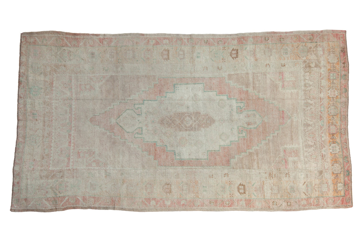 4x7.5 Vintage Distressed Oushak Rug