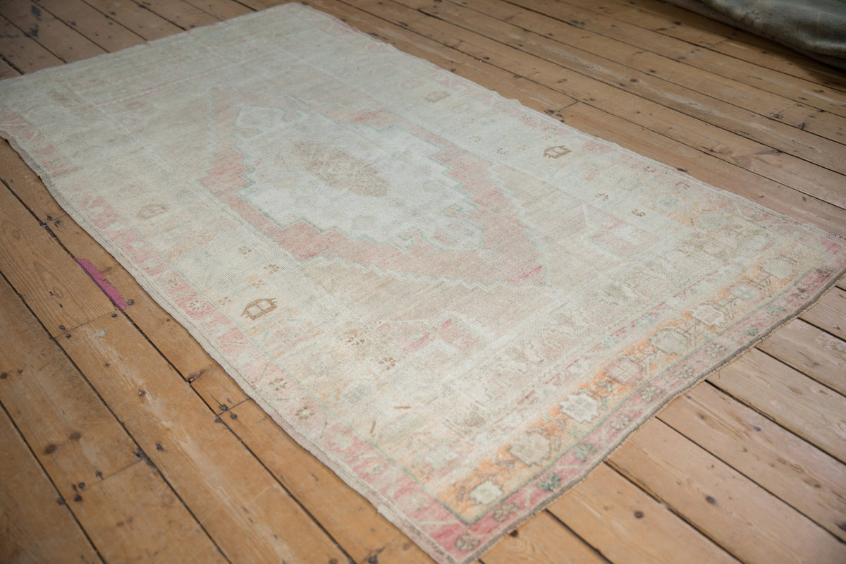 4x7.5 Vintage Distressed Oushak Rug