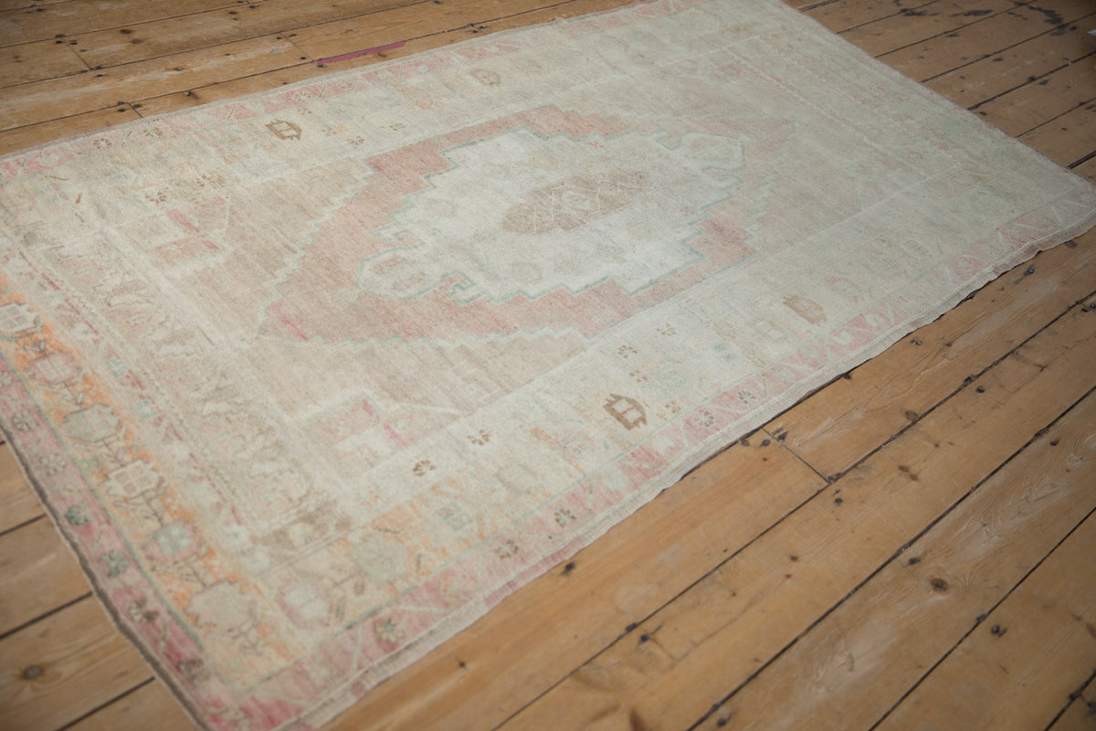 4x7.5 Vintage Distressed Oushak Rug