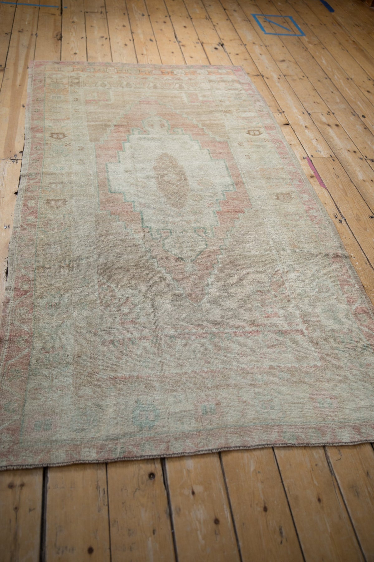 4x7.5 Vintage Distressed Oushak Rug