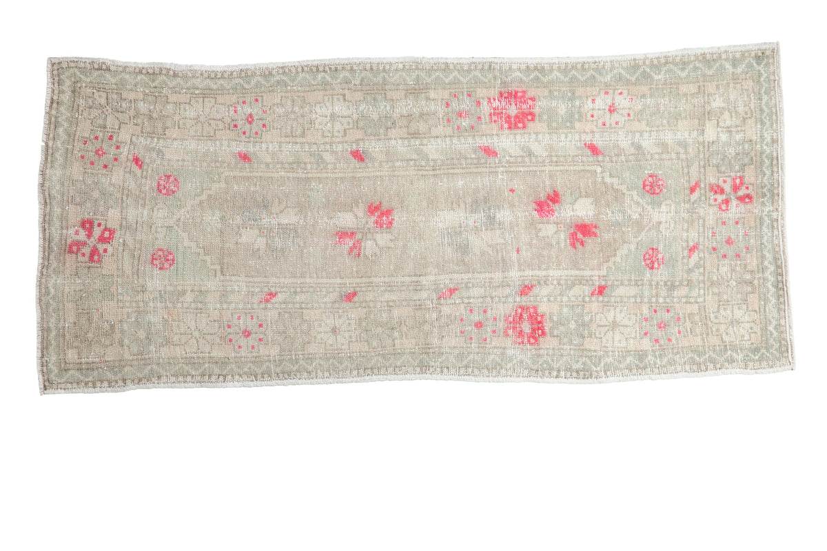 2.5x6 Vintage Distressed Oushak Rug Runner