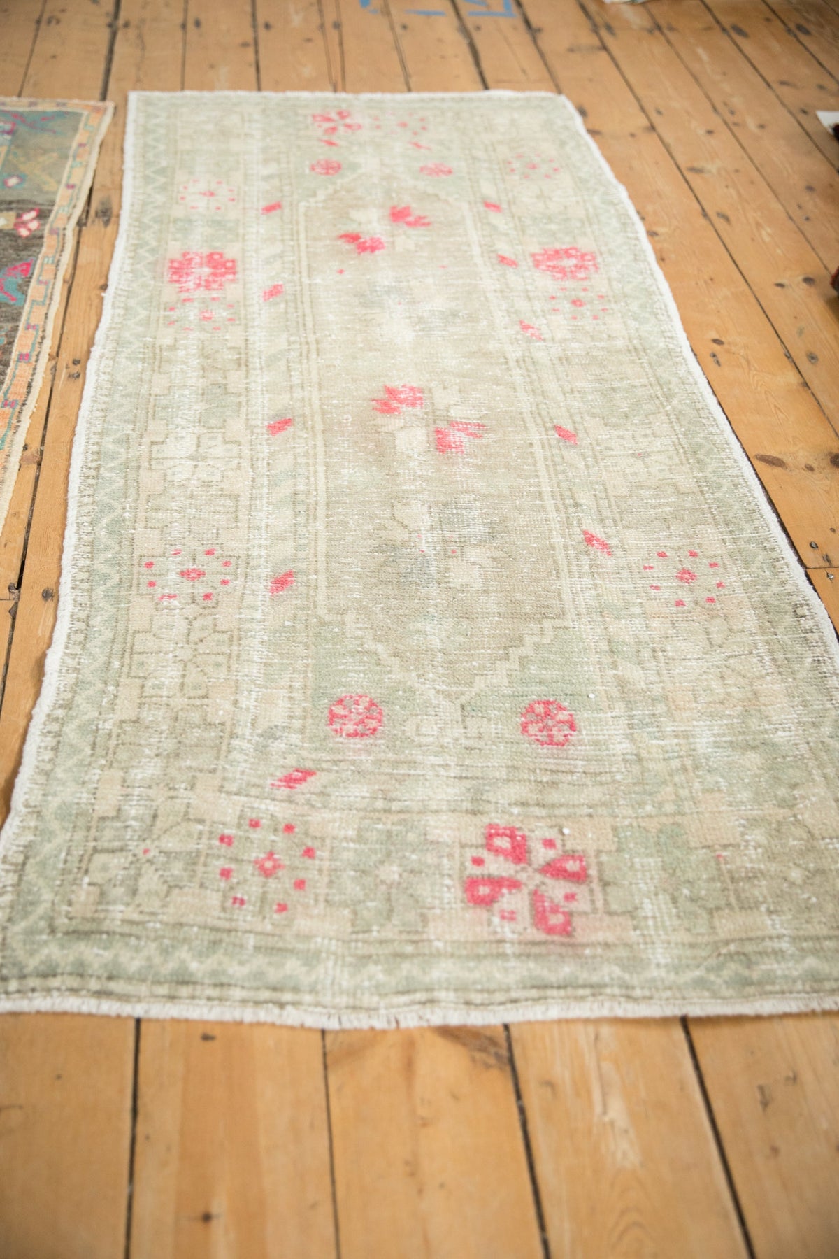 2.5x6 Vintage Distressed Oushak Rug Runner