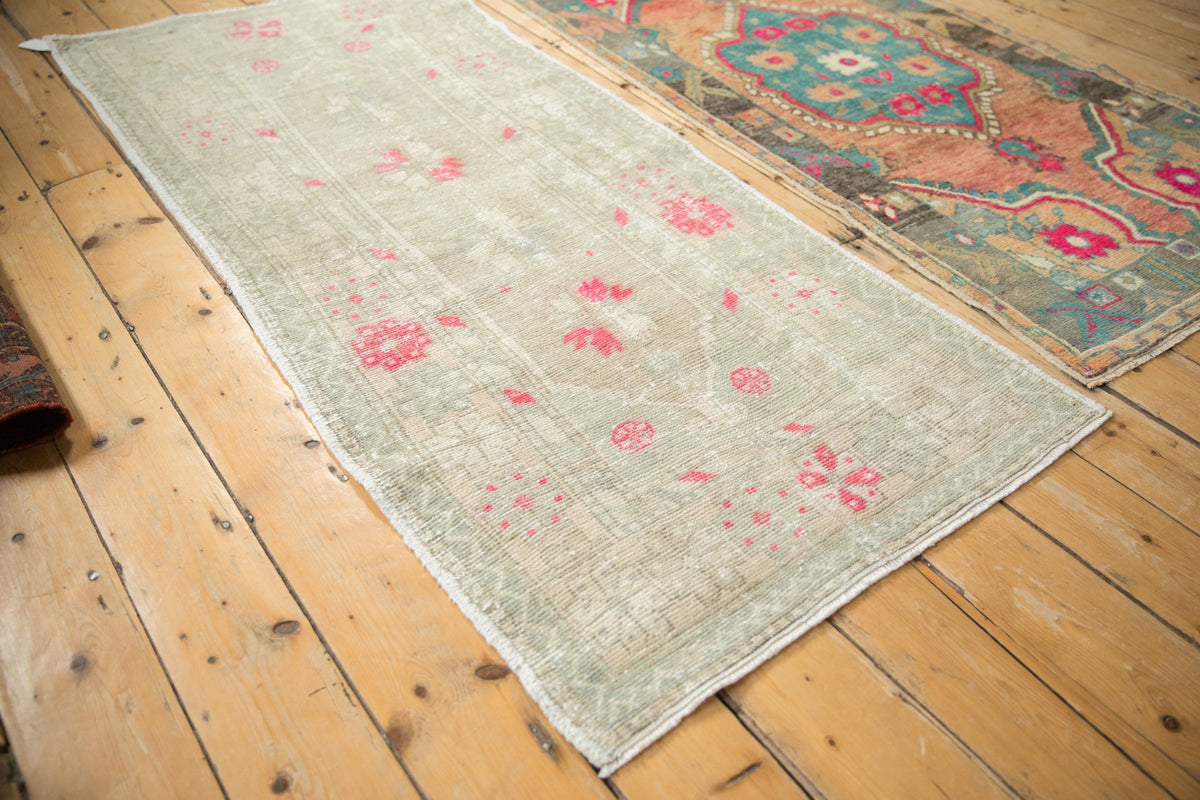 2.5x6 Vintage Distressed Oushak Rug Runner