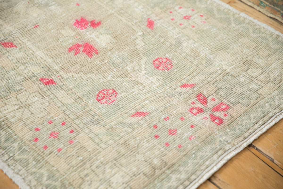 2.5x6 Vintage Distressed Oushak Rug Runner