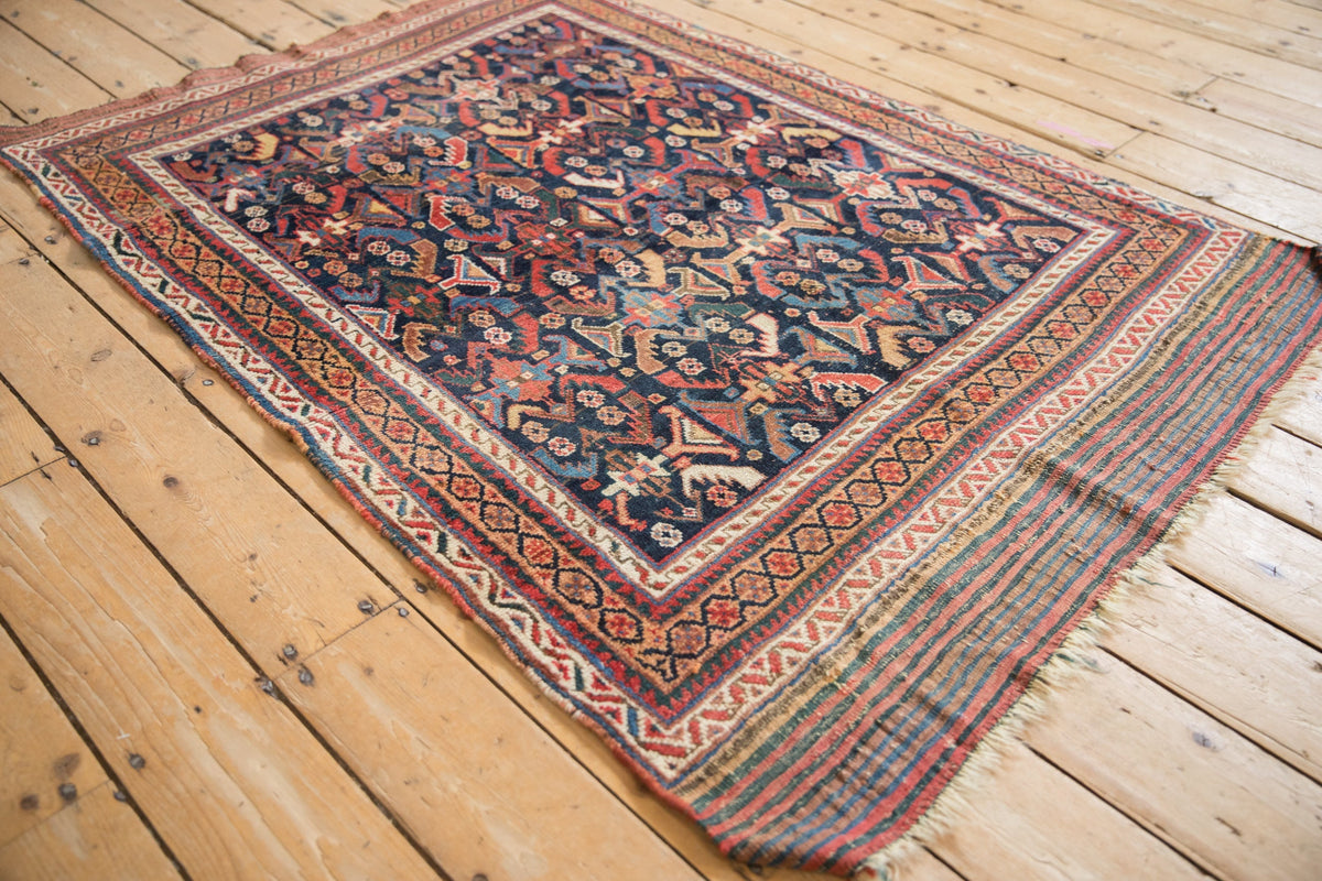 4x5.5 Antique Afshar Rug