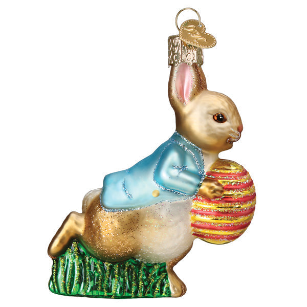 Peter Rabbit With Easter Egg Ornament