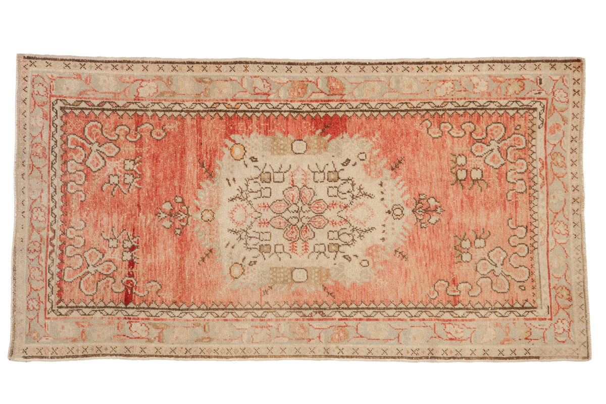 3.5x6 Vintage Distressed Oushak Rug